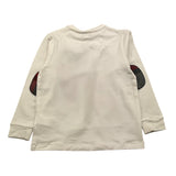 MALVI & CO shirt girocollo tinta unita con toppe Panna per Bambino FCCB201CAJJ PANNA MALVI & CO 
