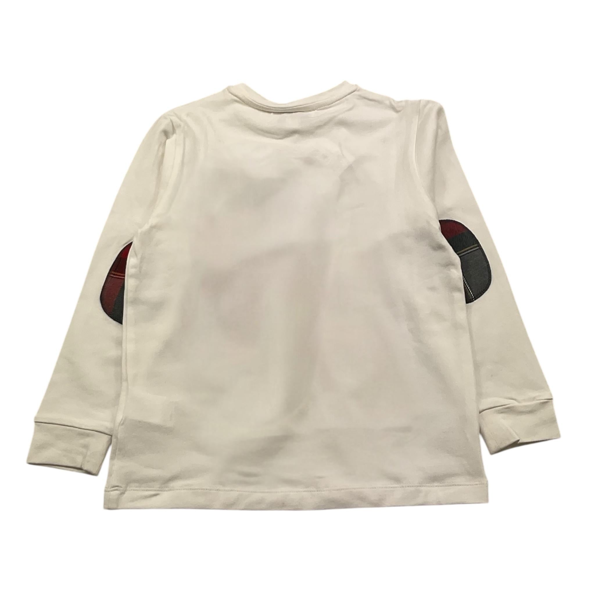 MALVI & CO shirt girocollo tinta unita con toppe Panna per Bambino FCCB201CAJJ PANNA MALVI & CO 