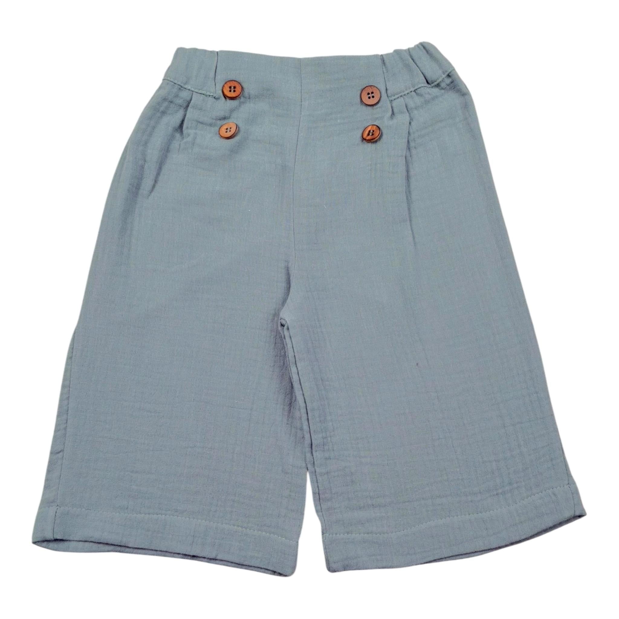 Babyvip Pantalone Tinta Unita Modello Palazzo per Neonata T1534 VERDE BABYVIP 