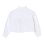 Max&Co. Camicia Tinta Unita con Bottoni per Bambina MX0072 BIANCO MAX&Co. 