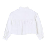 Max&Co. Camicia Tinta Unita con Bottoni per Bambina MX0072 BIANCO MAX&Co. 