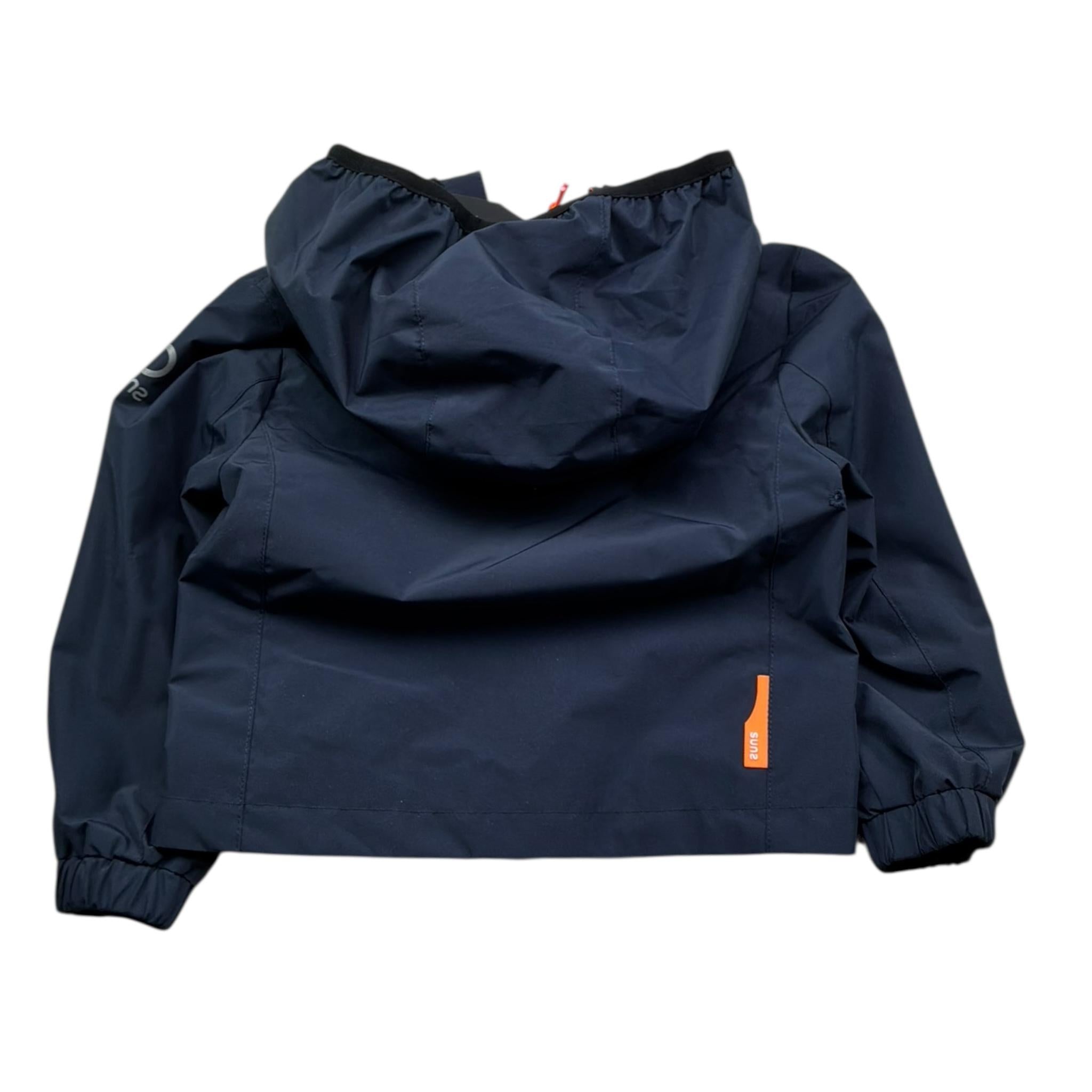 Suns  Giubbino Tinta Unita con Zip E Cappuccio per Neonato GBS5101UB BLU SUNS 