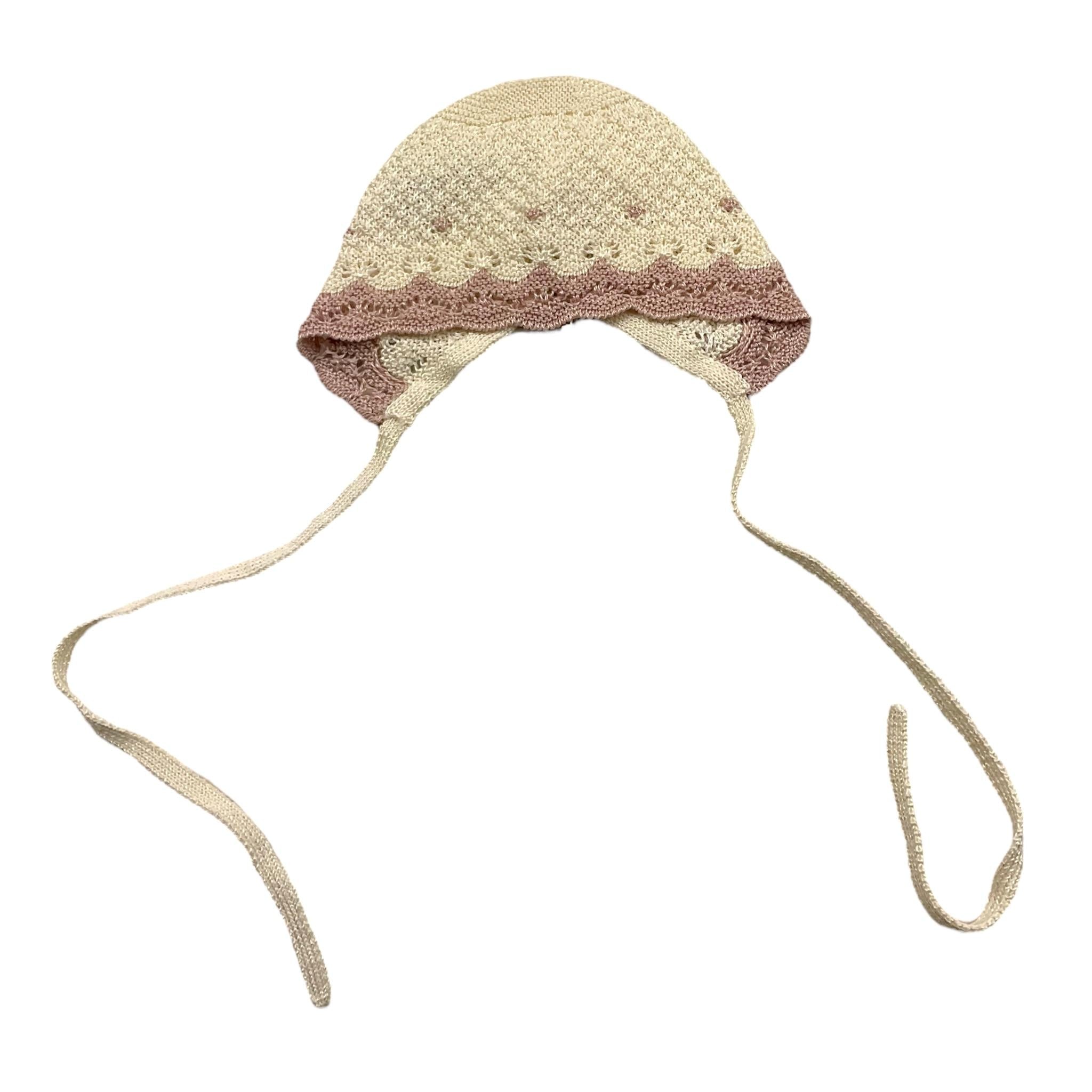 PAZ RODRIGUEZ cappello tinta unita con ricami Panna per Neonata 011120515 PANNA PAZ RODRIGUEZ 