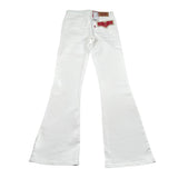 Levi'S Pantalone Tinta Unita con Girovita Regolabile per Bambina 4EG970 BIANCO LEVI'S 