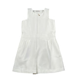 Patrizia Pepe Tutina Intera tinta unita Bianco per Bambina 7T0018X BIANCO PATRIZIA PEPE 