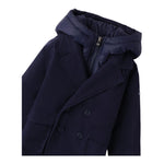 SARABANDA cappotto tinta unita con zip e cappuccio Blu per Neonato 0A284N BLU SARABANDA 