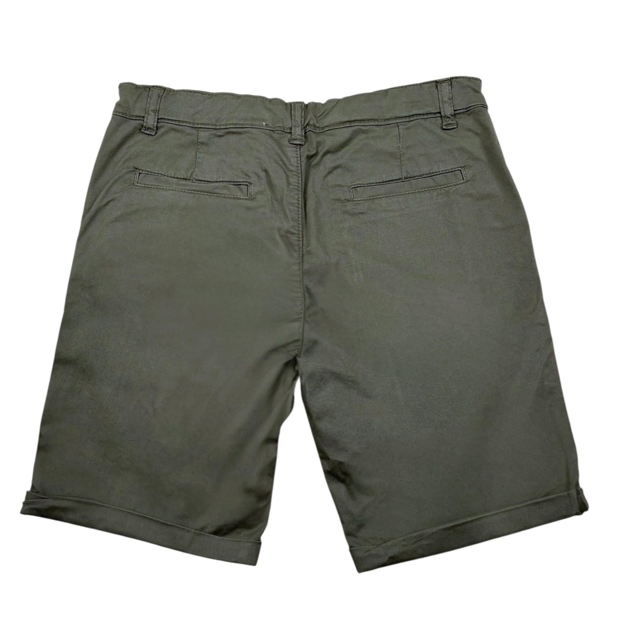 Siviglia Bermuda Tinta Unita con Girovita Regolabile per Bambino SVJSO17249 VERDE SIVIGLIA 