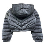 REFRIGUE giubbino tinta unita con zip e cappuccio Nero per Bambina 2841O00006 NERO REFRIGUE 