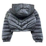 REFRIGUE giubbino tinta unita con zip e cappuccio Nero per Bambina 2841O00006 NERO REFRIGUE 