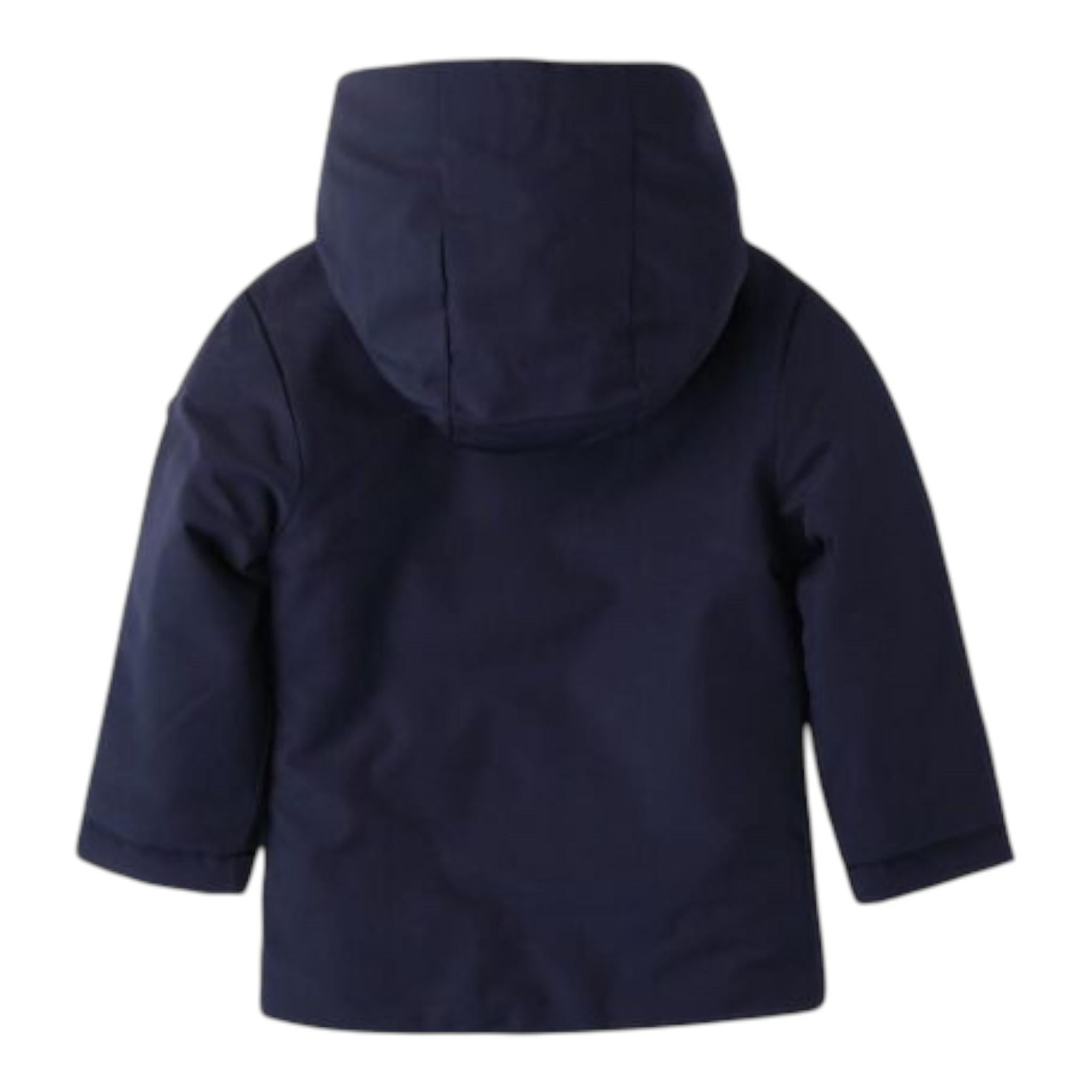SARABANDA giubbino tinta unita con zip e cappuccio Blu per Bambino A183 BLU SARABANDA 
