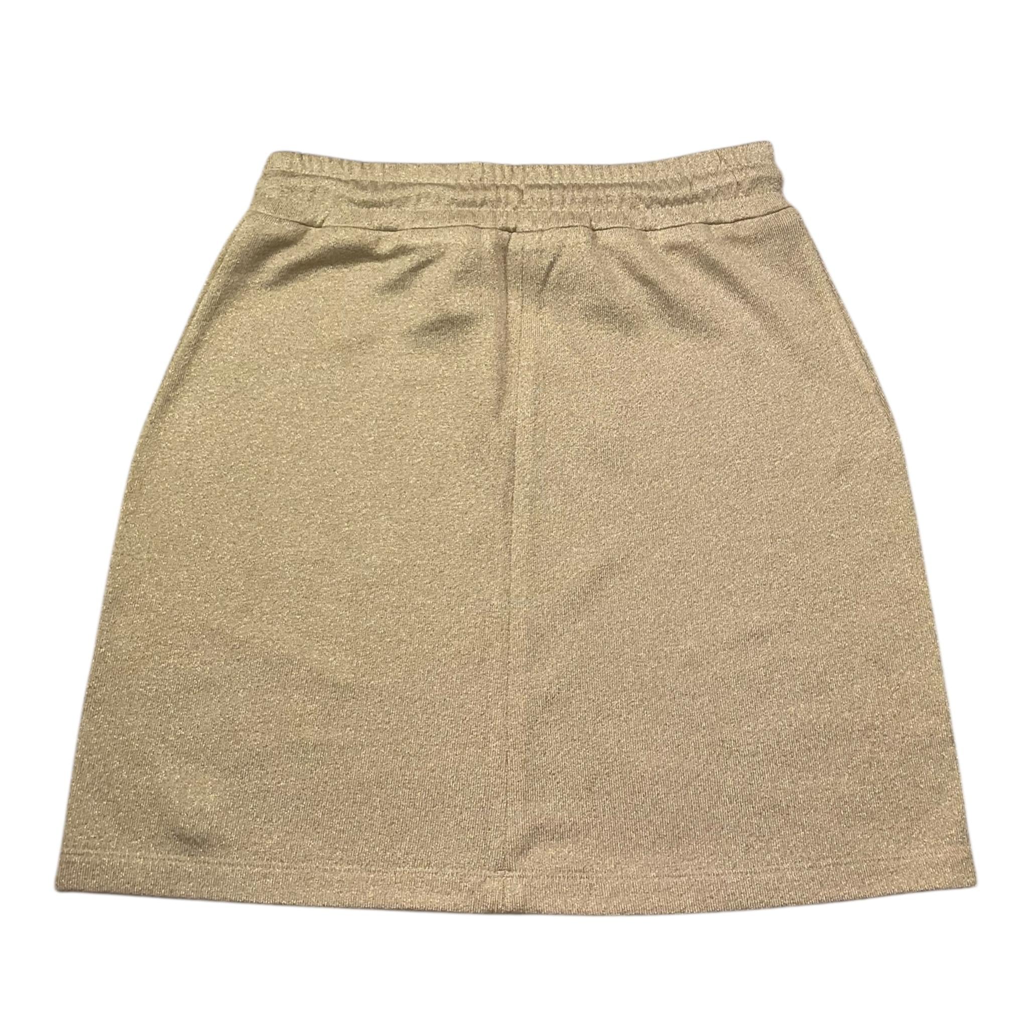 Dolce & Gabbana Gonna Tinta Unita Brillantinata per Bambina L5JIA2 ORO DOLCE & GABBANA 