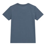 Guess T-Shirt Girocollo Tinta Unita con Stampa per Neonato N5RI19K8HM4N AZZURRO GUESS 