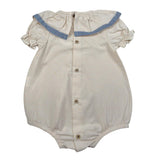 Babidu Pagliaccetto Tinta Unita con Fiocco per Neonata 33402 BEIGE BABIDU 