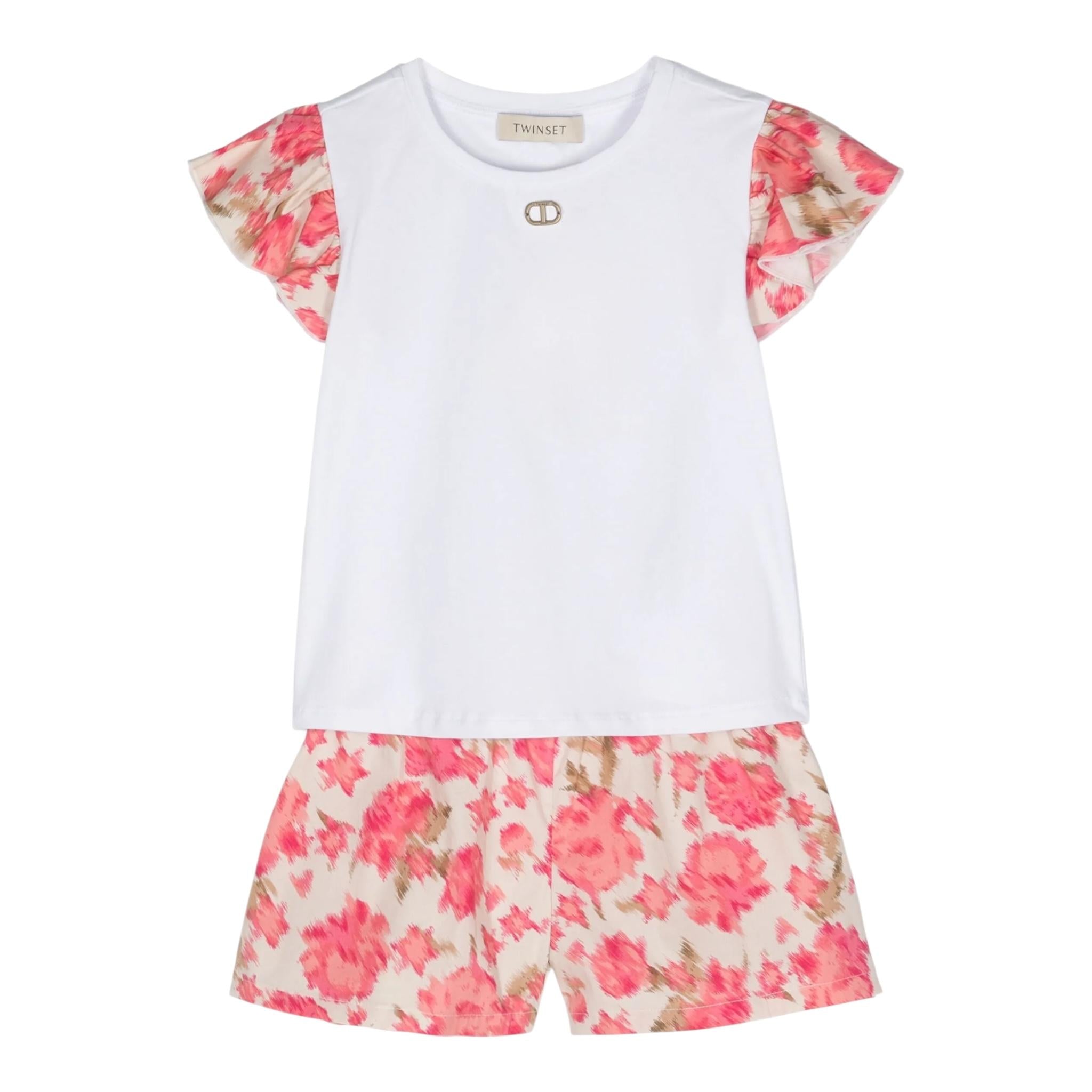 TWINSET 241J221ENXBIANCO/ROSA