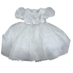 Bella Brilli Abito Cerimonia Tinta Unita con Tulle per Bambina 2 BIANCO BELLA BRILLI 