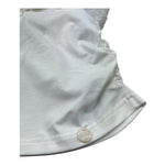 Le Bebe T-Shirt con Colletto Tinta Unita con Maniche Ricamate per Neonata LBG6323 BIANCO LE BEBE 