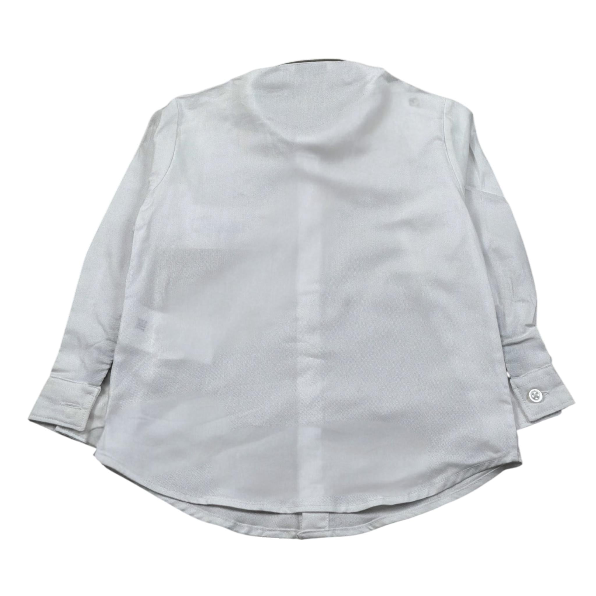 Manuel Ritz Camicia Manica Lunga Tinta Unita per Neonato MR1952 BIANCO MANUEL RITZ 