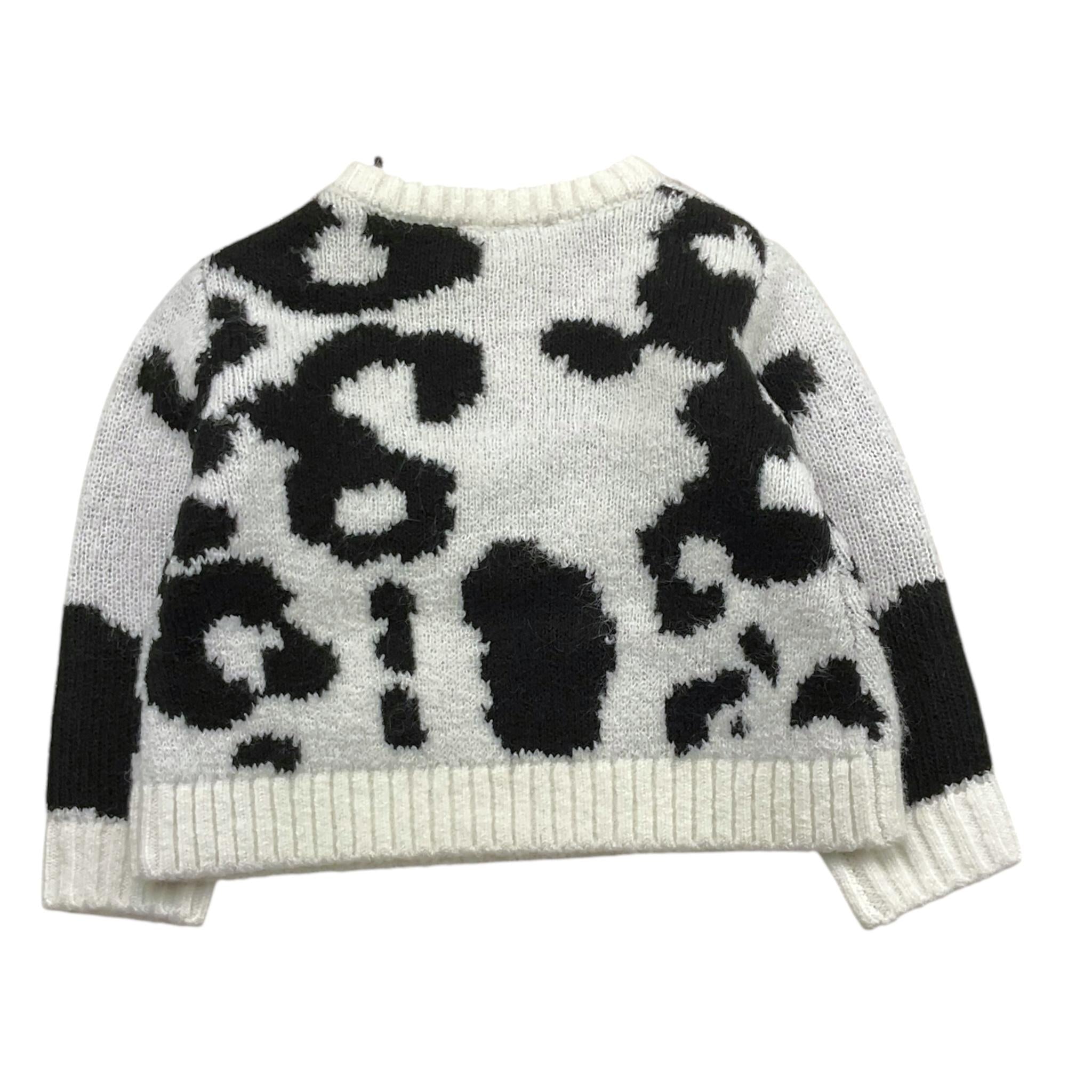 JOHN RICHMOND maglia girocollo bicolore con fantasia Bianco per Neonata RIA25115MA BIANCO JOHN RICHMOND 