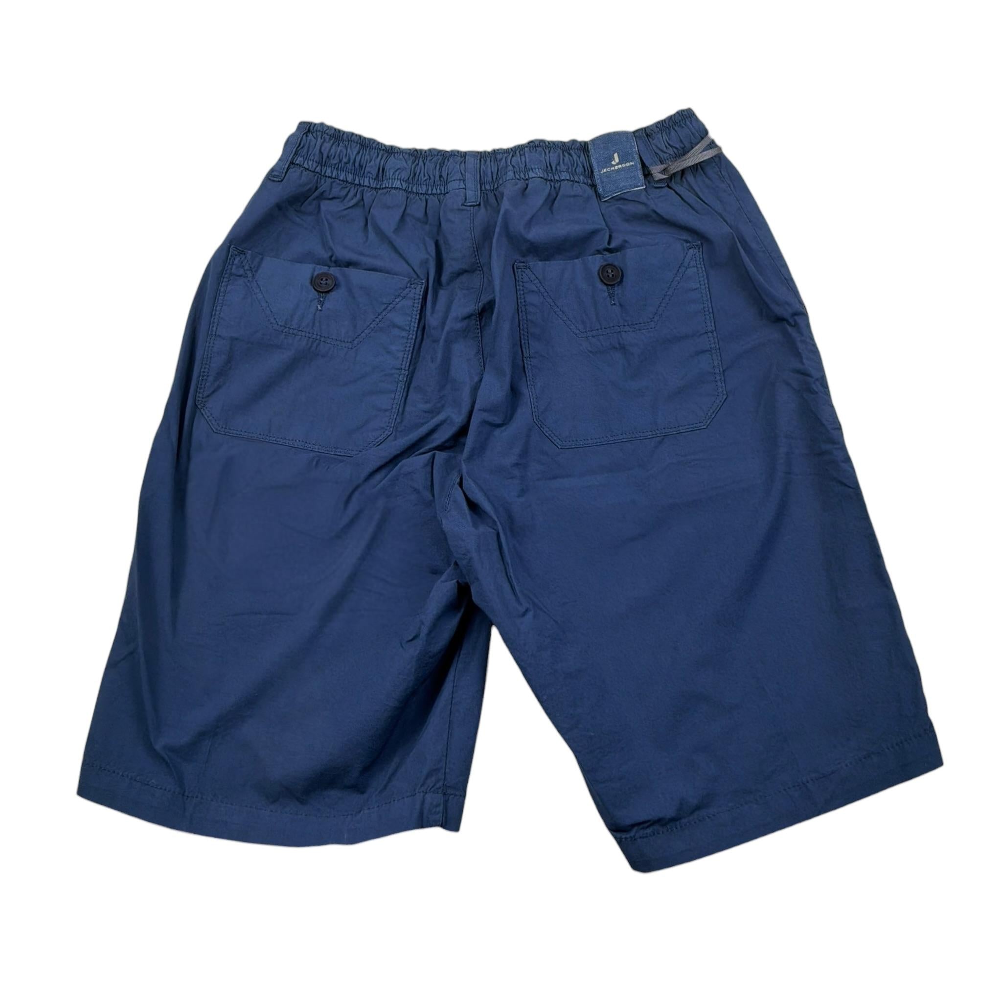 Jeckerson Bermuda Tinta Unita con Elastico In Vita per Bambino J3858 BLU JECKERSON 