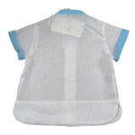 Bear Completo 2 Pezzi Camicia-Salopette Bicolore per Neonato 03 BIANCO BEAR 