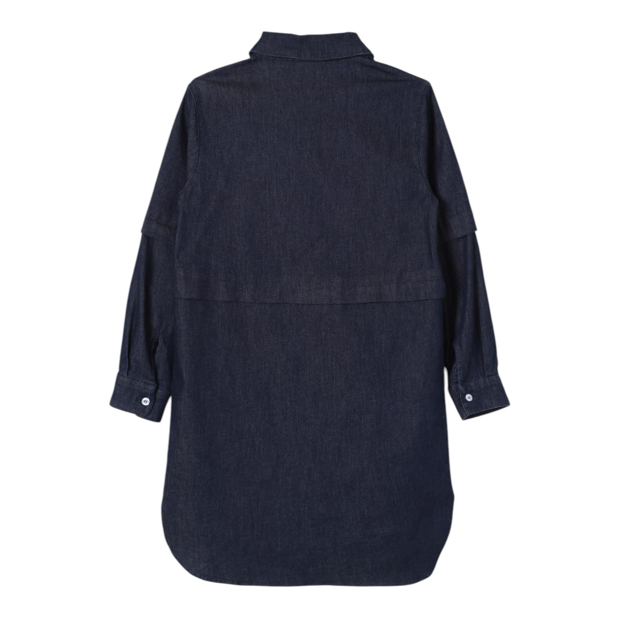 ASPESI abito camicia in denim tinta unita Blu per Bambina F24018VLJ0037 BLU ASPESI 