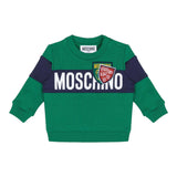 DOU DOU felpa chiusa con cappuccio e maniche in contrasto Verde per Neonato MUF05GXX VERDE DOU DOU 