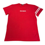Zu+Elements T-Shirt Girocollo Tinta Unita con Stampa per Bambino ZU1783 ROSSO ZU+ELEMENTS 