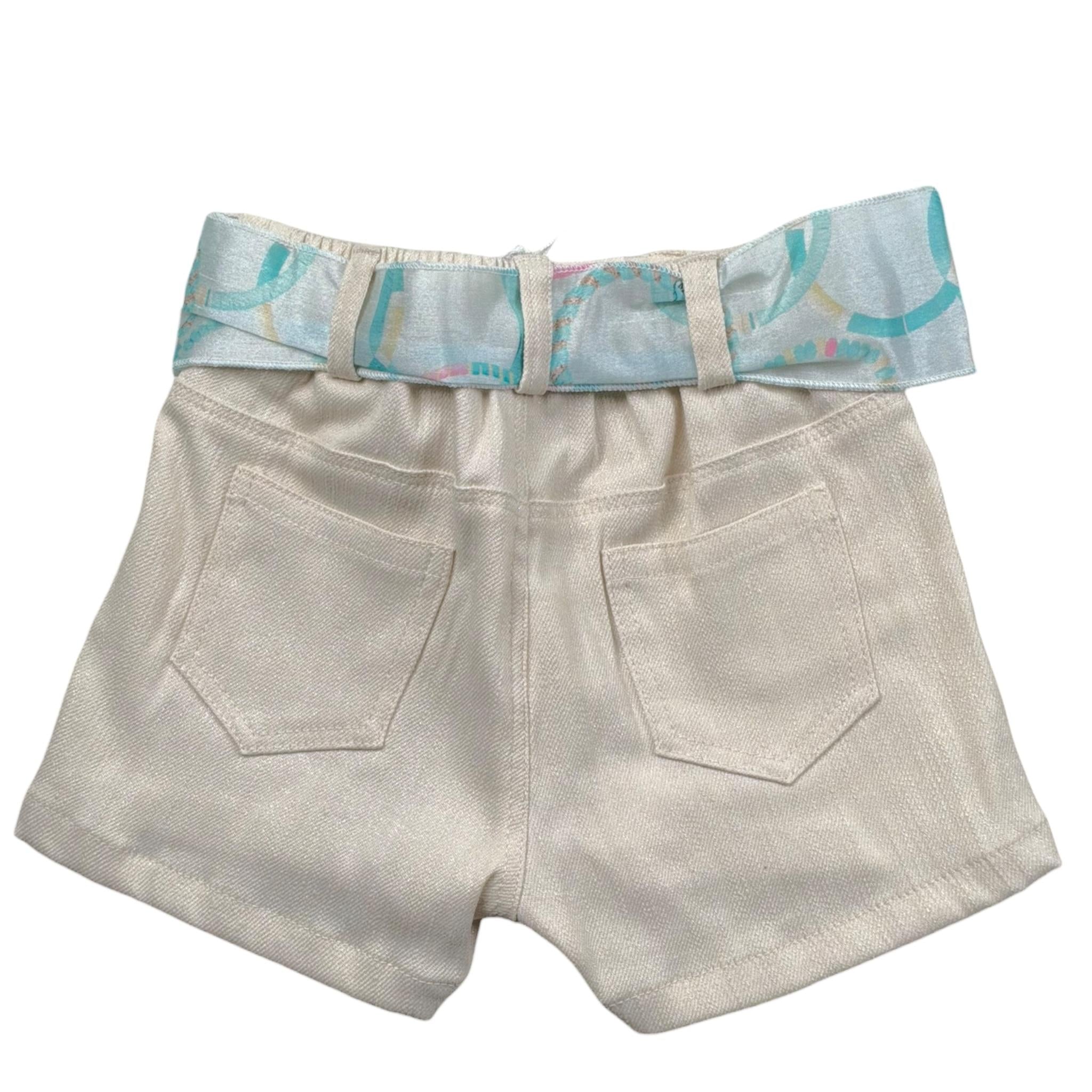 Miss Grant Short tinta unita con Elastico In Vita Beige per Neonata MG1362 BEIGE MISS GRANT 