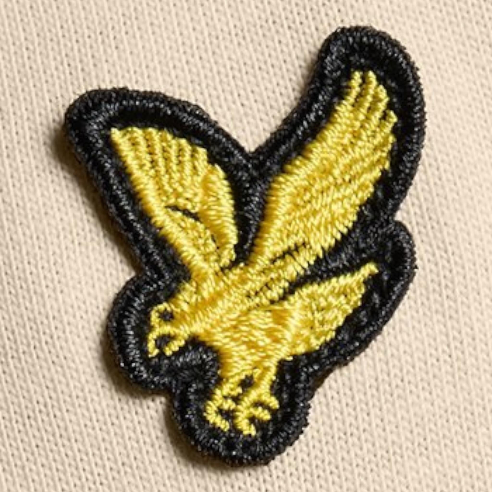 Lyle&Scott T-Shirt Tinta Unita con Logo per Bambino 48752 BEIGE LYLE&SCOTT 