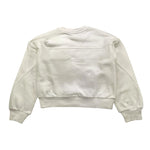 MET felpa girocollo tinta unita con stampa Bianco per Bambina ME583 BIANCO MET 