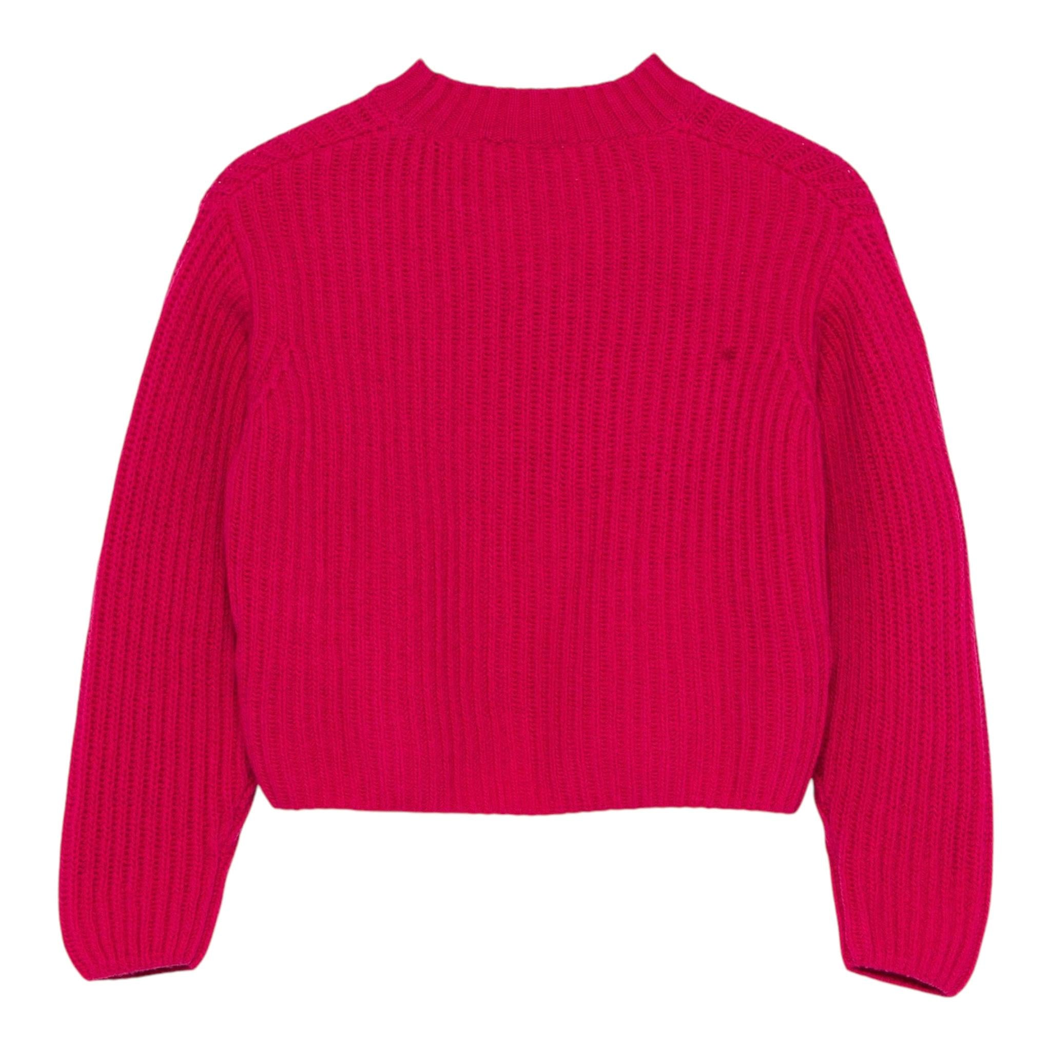 IL GUFO maglia mezzo collo tinta unita Fuxia per Bambina A24MA454EM220J FUXIA IL GUFO 
