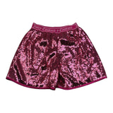 Juicy Couture Short Tinta Unita con Paillettes per Bambina JBX6704 FUXIA JUICY COUTURE 