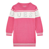 GUESS abito in maglia tinta unita con stampa Fuxia per Bambina K4YK01Z3GW0X FUXIA GUESS 