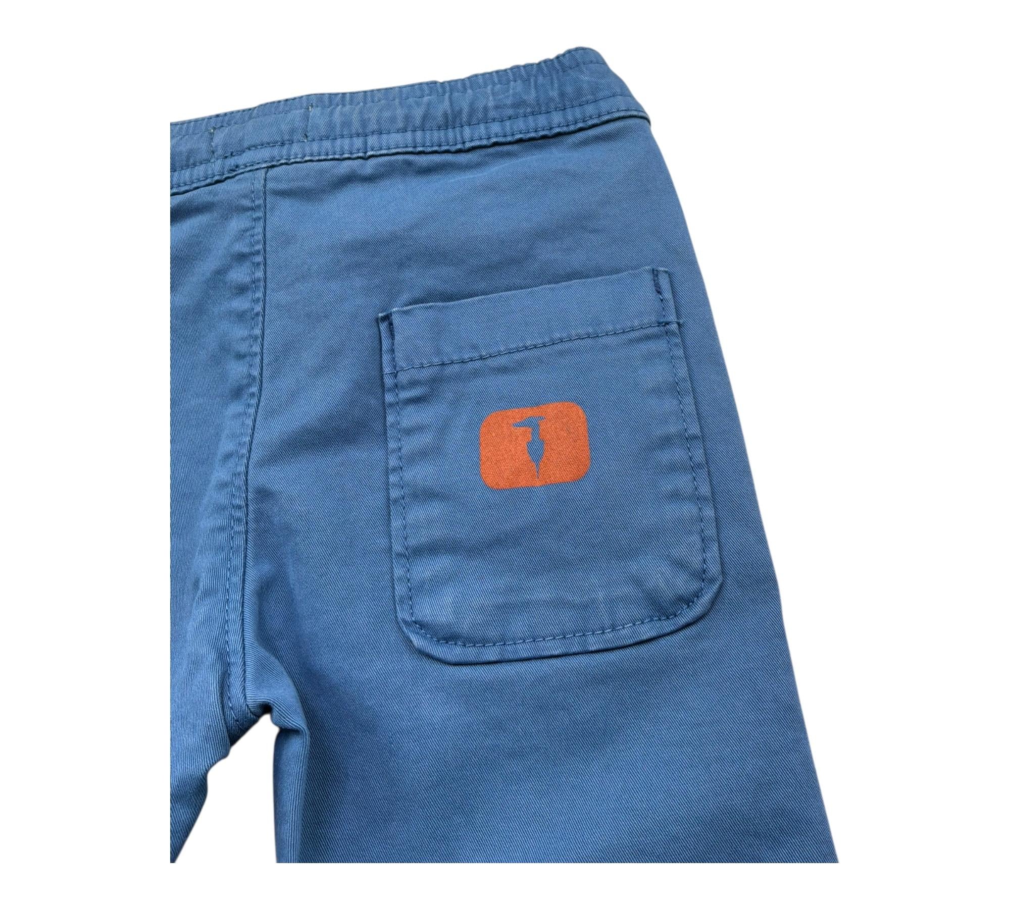 Trussardi Pantalone Tinta Unita con Elastico In Vita per Neonato TIP26086PA BLU TRUSSARDI 