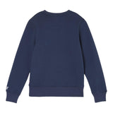 LEVIS felpa chiusa girocollo tinta unita con stampa in contrasto Blu per Bambino 8EL507 BLU LEVIS 
