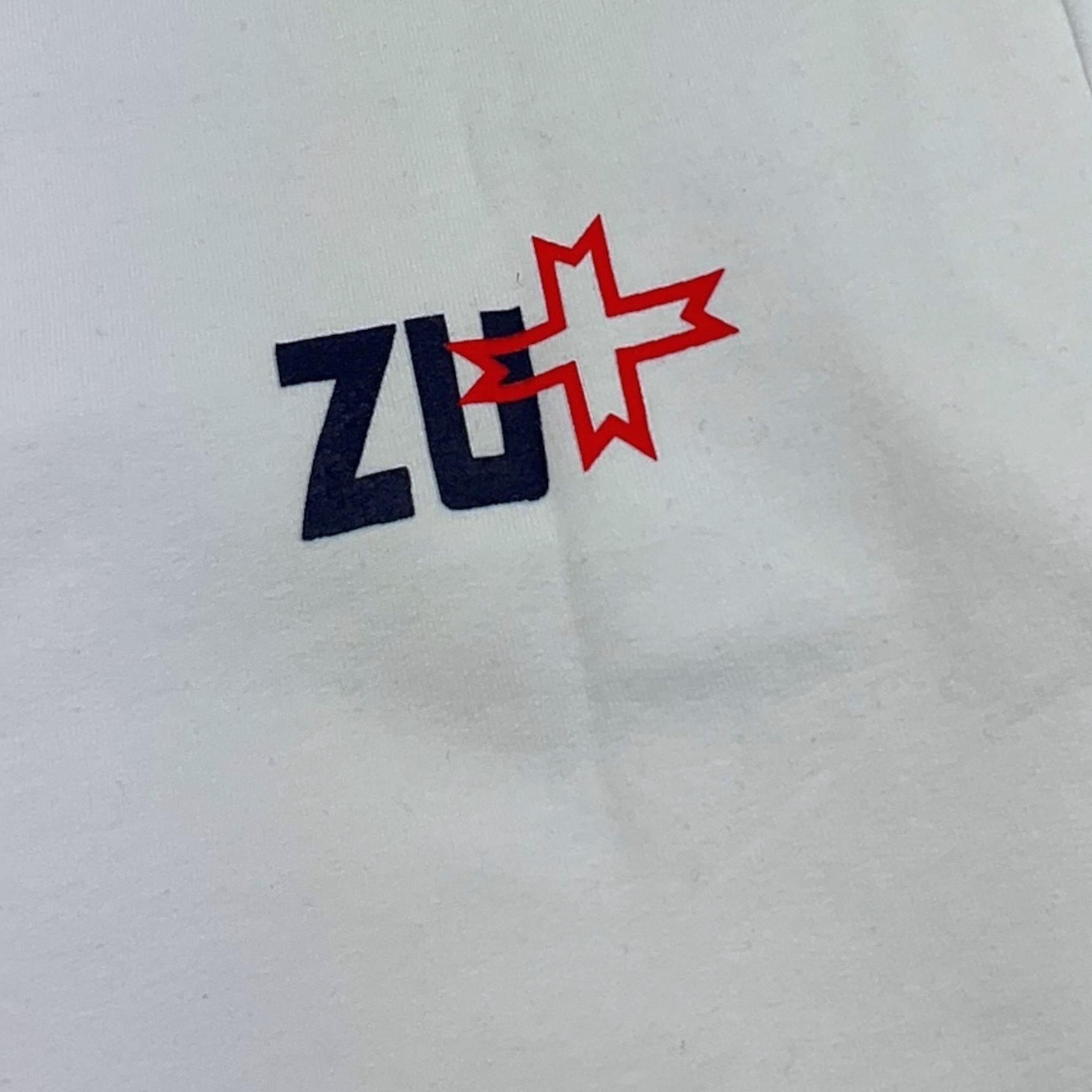 ZU+ELEMENTS felpa girocollo tinta unita con stampa Bianco per Bambino ZU1712 BIANCO ZU+ELEMENTS 
