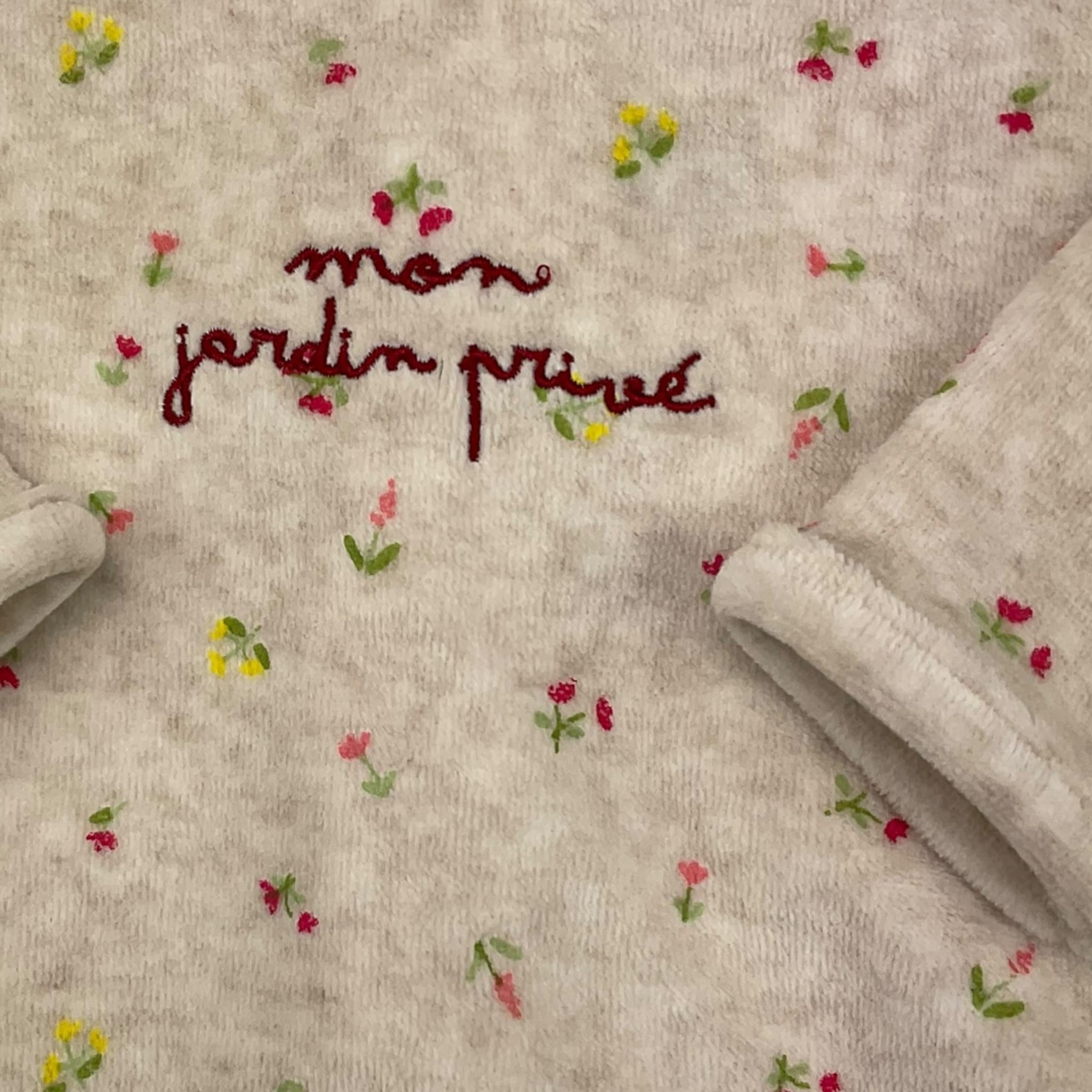 YATSI BABY tutina tinta unita con fantasia Beige per Neonata 24200332 BEIGE YATSI BABY 