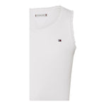 Tommy Hilfiger Canotta Tinta Unita con Ricami per Bambina KG0KG08588 BIANCO TOMMY HILFIGER 