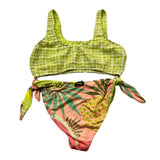 F**K Costume 2 Pezzi Top-Mutandina per Bambina FJ25G1D02UAX VERDE F**K 