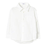 Il Gufo Camicia Manica Lunga Tinta Unita con Taschino per Bambino COACL049MF002 PANNA IL GUFO 