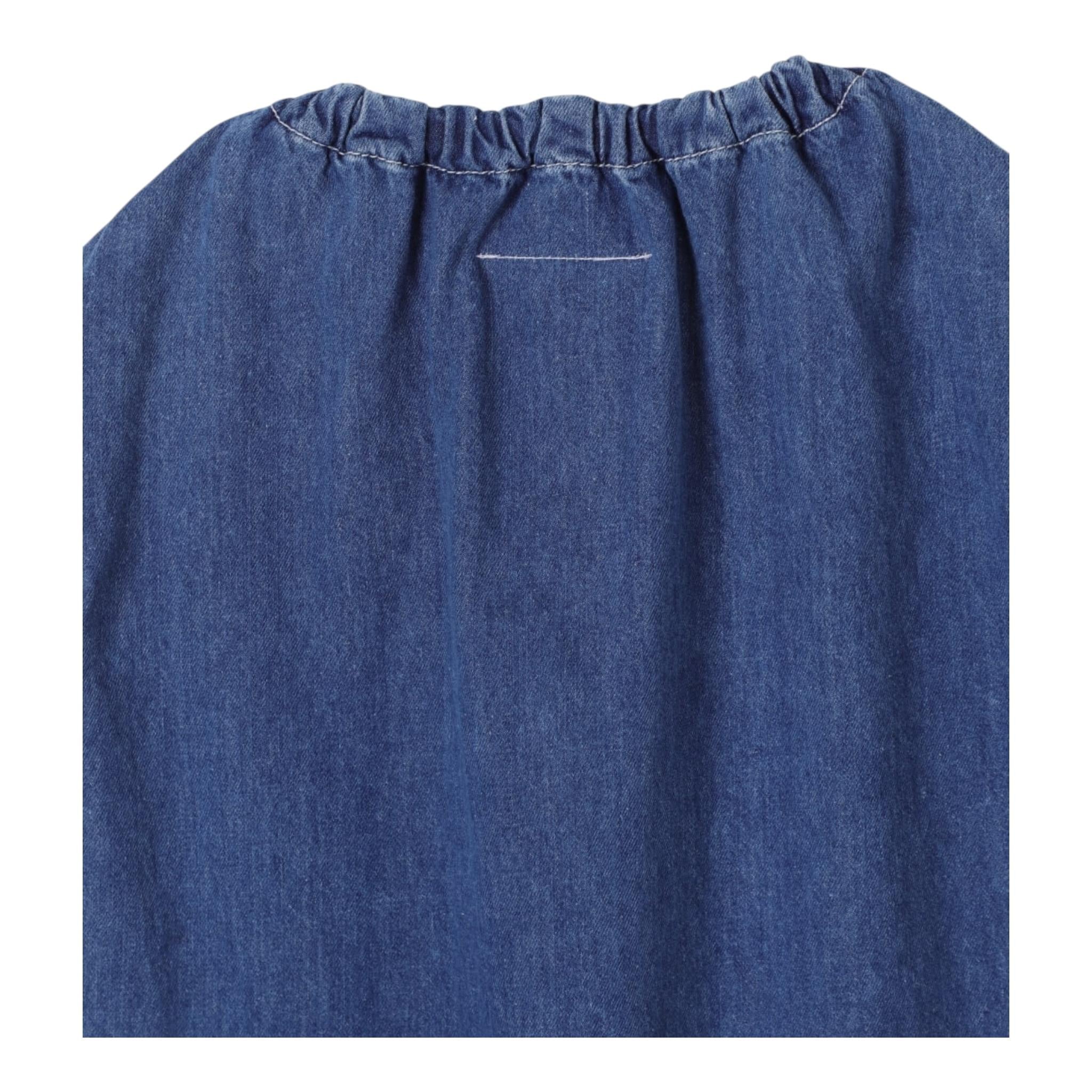 Maison Margiela Abito In Denim Tinta Unita per Bambina M60756 BLU MAISON MARGIELA 