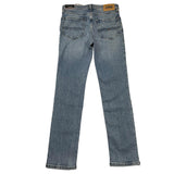 Tommy Hilfiger Jeans Tinta Unita con Girovita Regolabile per Bambino KB0KB08267 AZZURRO TOMMY HILFIGER 