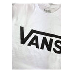 VANS shirt girocollo tinta unita con stampa logo Bianco per Bambino VN000XIYB2 BIANCO VANS 