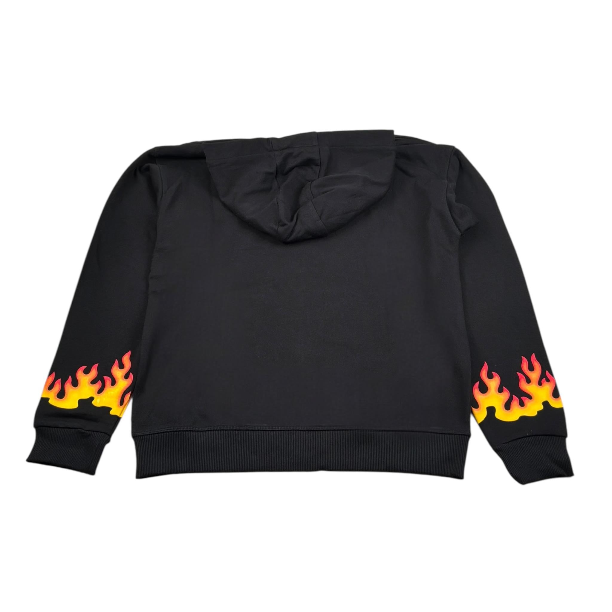 Hugo  Felpa tinta unita con Zip E Caappuccio Nero per Bambino G00031 NERO HUGO 