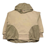 PLEASE felpa chiusa con cappuccio tinta unita Beige per Bambina LM33040G66 BEIGE PLEASE 