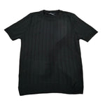 Numbers T-Shirt Girocollo In Filo Tinta Unita per Bambino FIL07 NERO NUMBERS 