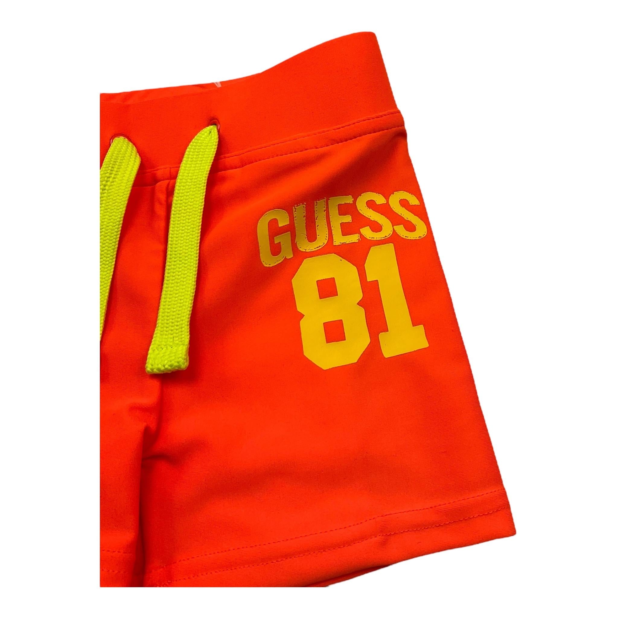 Guess Costume Tinta Unita con Stampa per Neonato I5GZ03MC052 ARANCIONE GUESS 