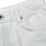 Pepe Feamo Short Tinta Unita con Girovita Regolabile per Bambina PG800861TC0 BIANCO PEPE FEAMO 