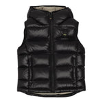 BLAUER giubbino modello smanicato tinta unita con zip e cappuccio Nero per Bambino 23WBLKX02241 NERO BLAUER 