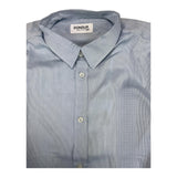 Dondup Camicia Tinta Unita Fantasia  Righe Manica Lunga Azzurro Per Bambino